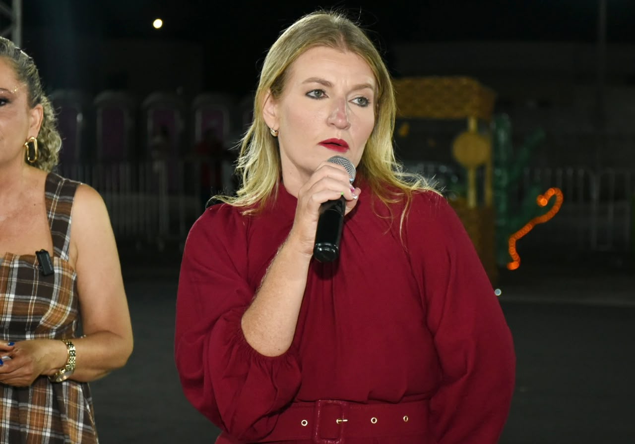 Secretária Liliane Pagliarini destaca saldo positivo do Arraiá da Amizade 2026. Foto: Lino Vargas – Secom Gurupi