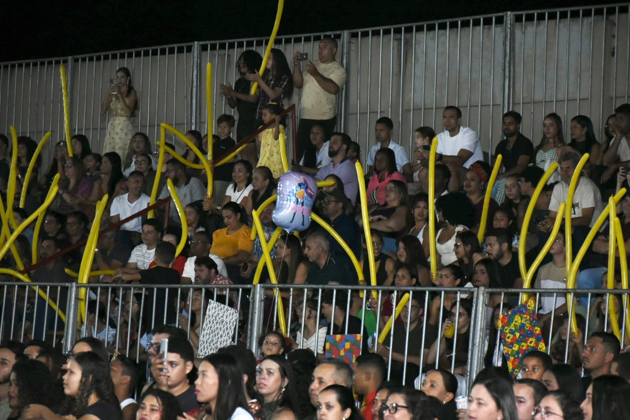 Torcidas não pouparam esforços no incentivo às juninas durante as apresentações. Foto: Lino Vargas – Secom Gurupi